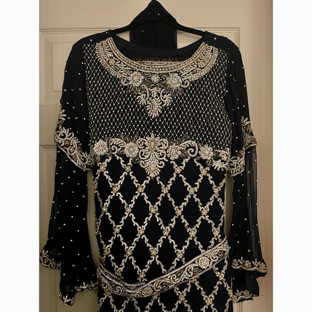 Navy blue Salwar kameez